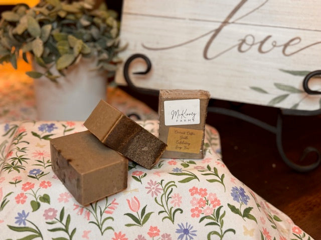 Coconut Coffee Exfoliating Soap Bar