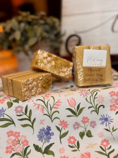 Oatmeal Chamomile Honey Gentle Soap Bar