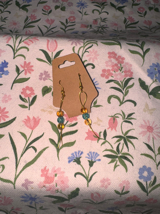 Brown and Blue Dangles